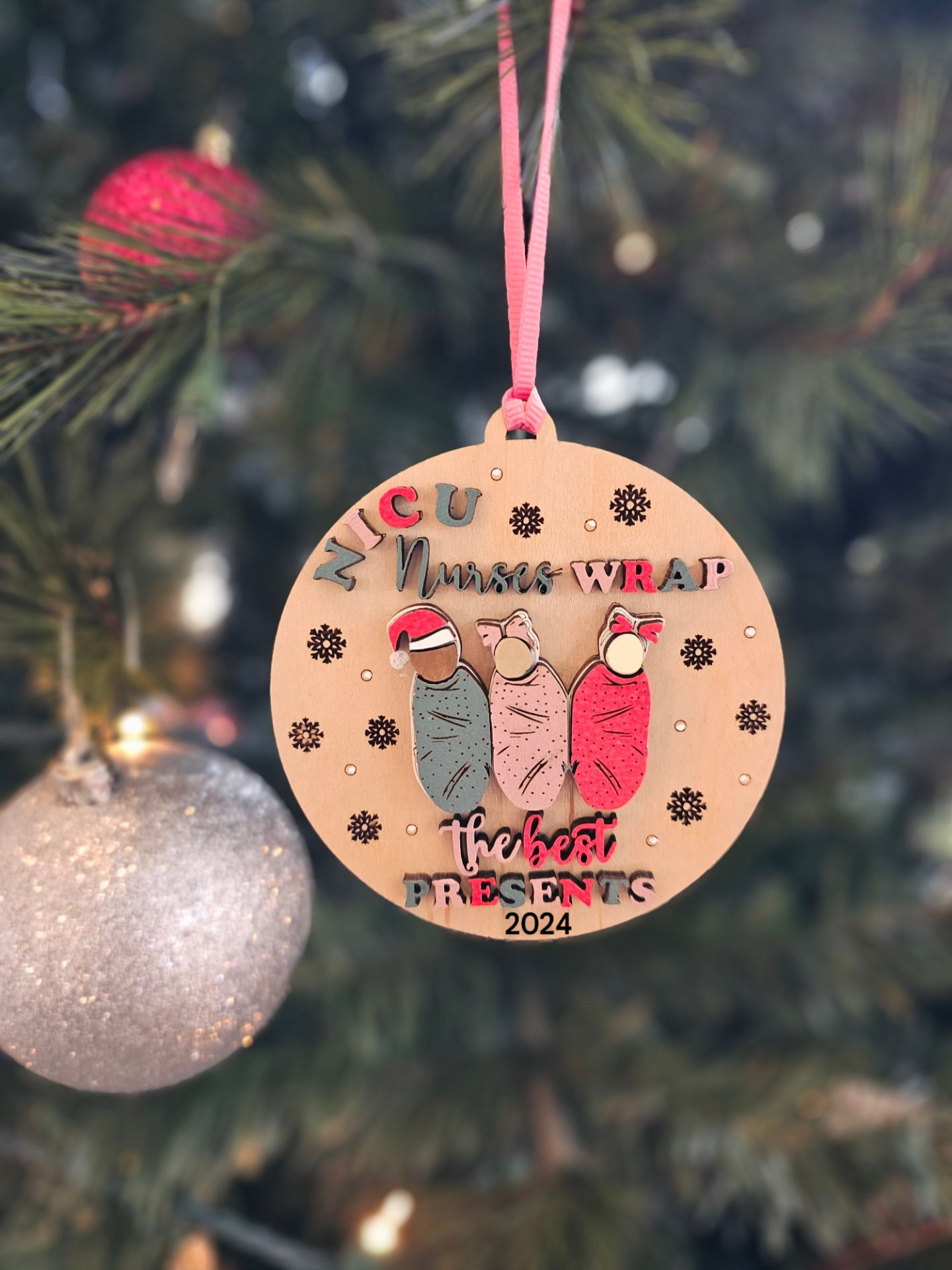 NICU Nurse Christmas Ornament