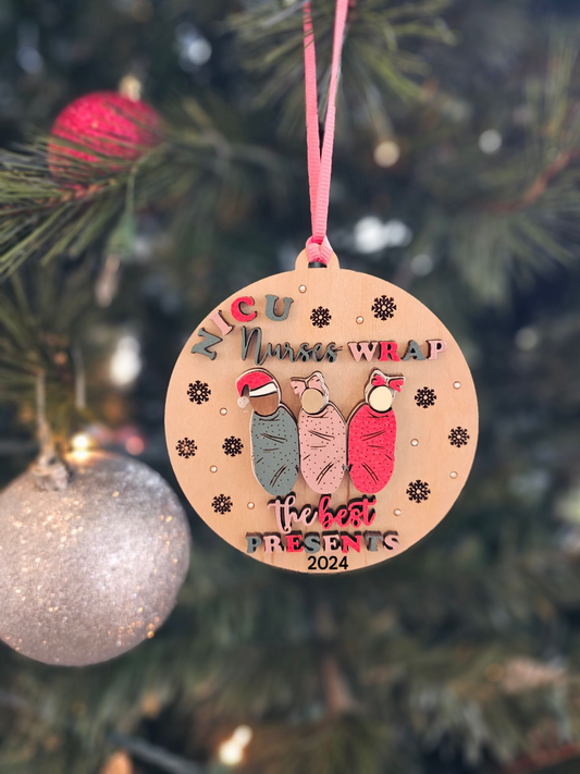 NICU Nurse Christmas Ornament