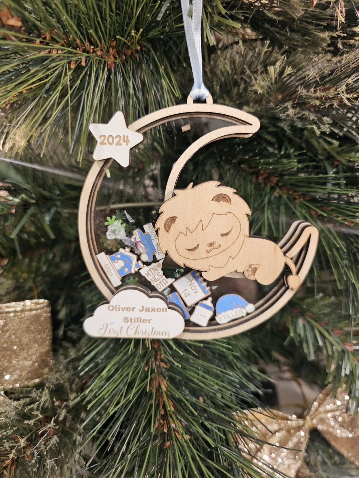 Baby's First Christmas Shaker Ornaments