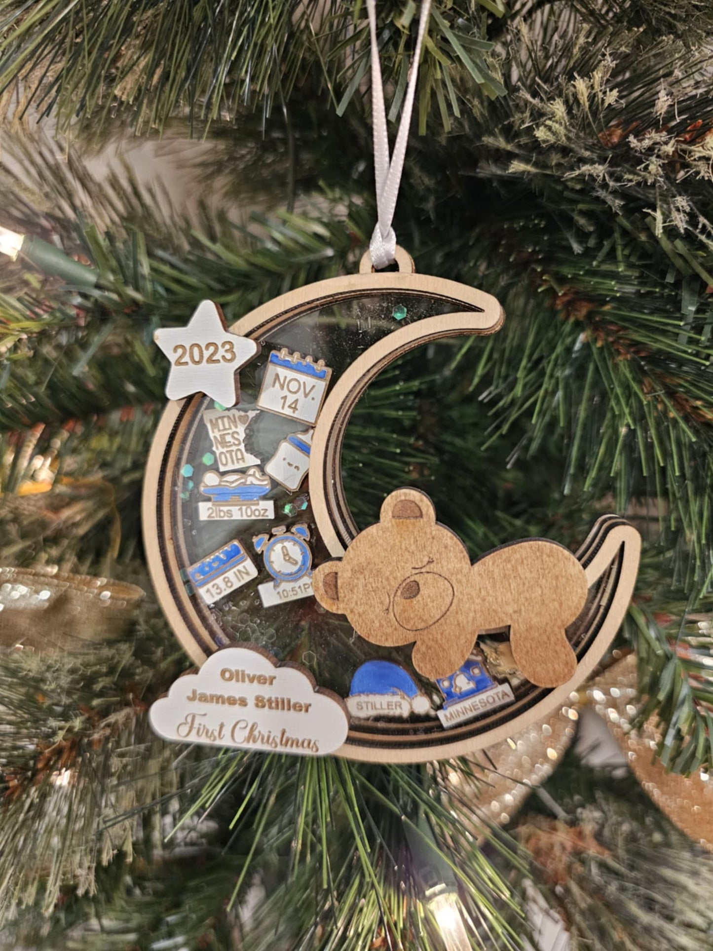 Baby's First Christmas Shaker Ornaments