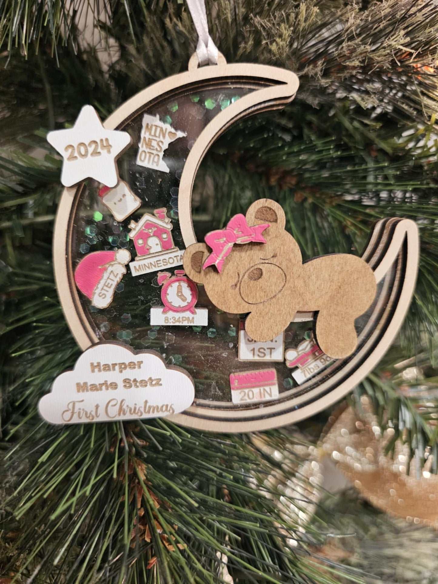 Baby's First Christmas Shaker Ornaments