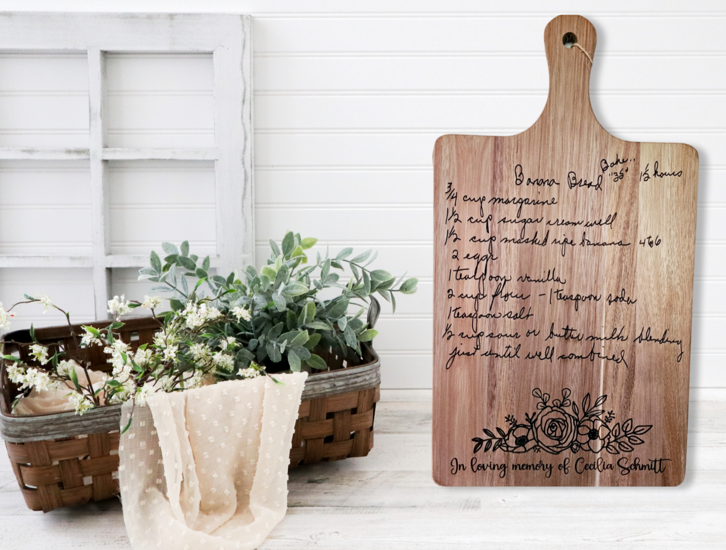 Recipe Cutting Board