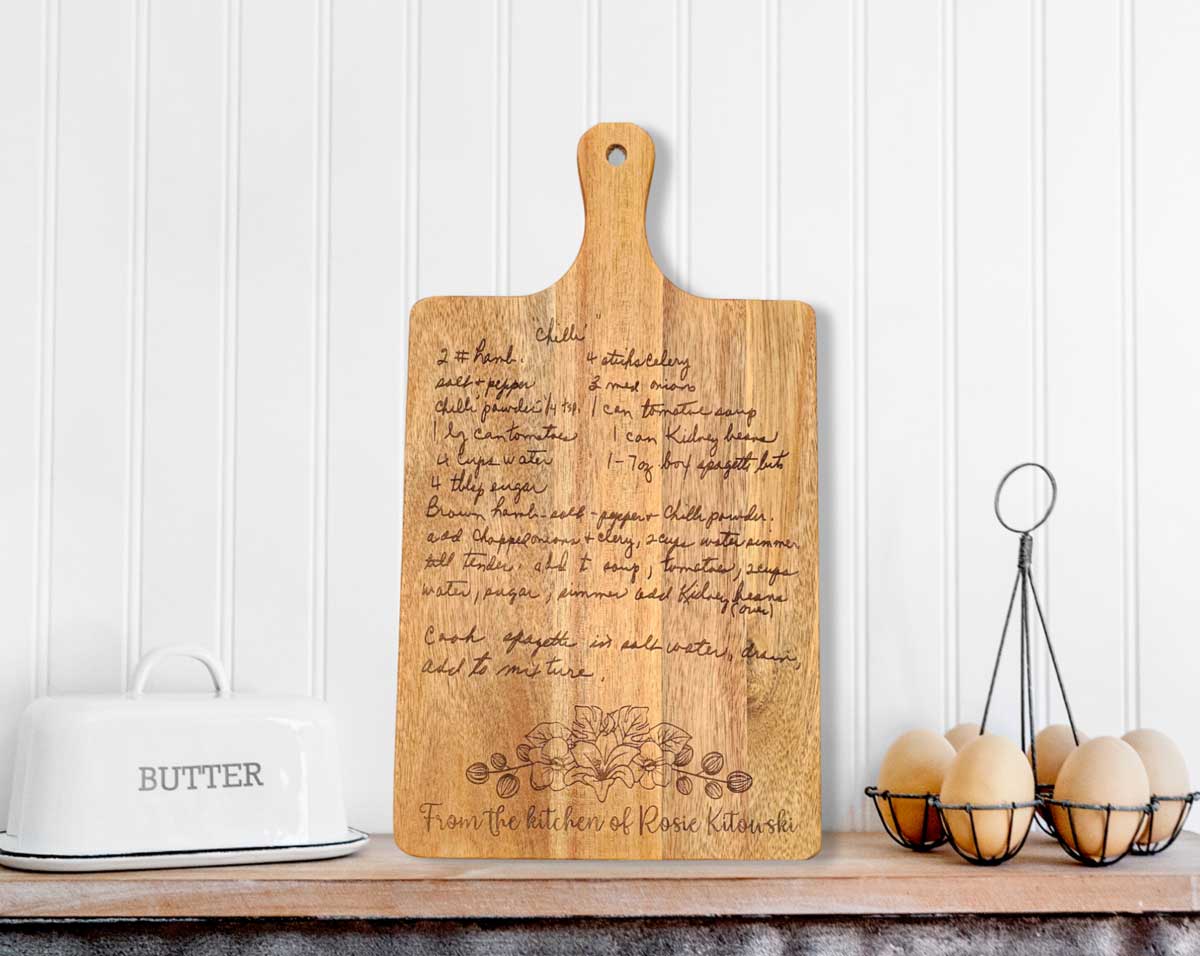 Recipe Cutting Board