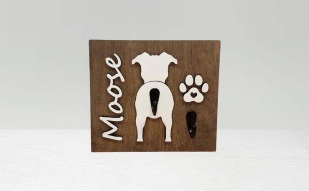 Personalized Dog Leash Holder